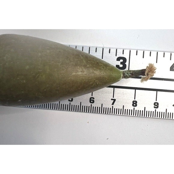 Denmark Hjerte Lys Drop Candles Set 5 Asst Colors 3" Green Cream Purple Orange - Picture 7 of 7